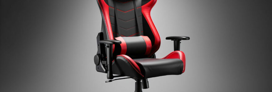 chaise gaming rouge